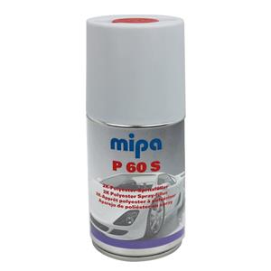 MIPA P 60 S spray 250 ml, striekací polyesterový tmel s tužidlom v spreji       